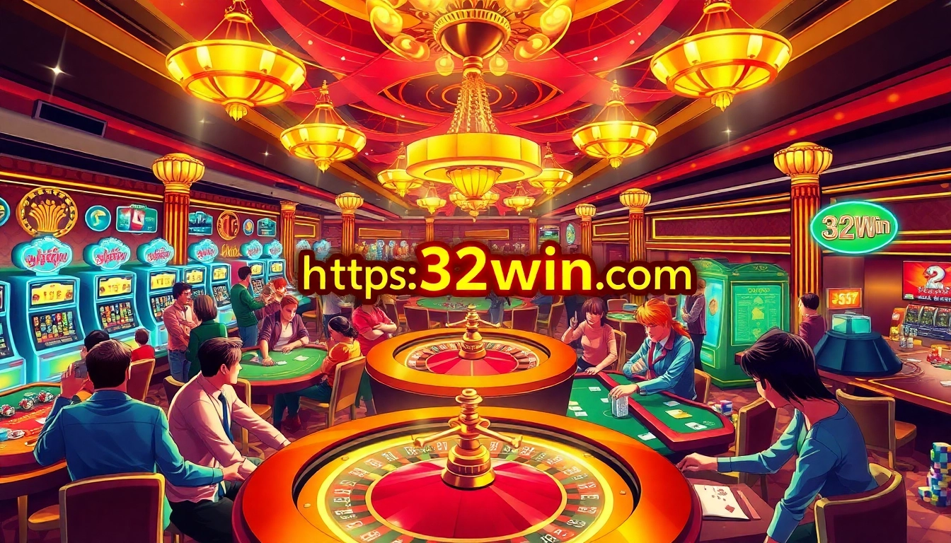 Experience thrilling wins at https://32win.academy/ with vibrant casino games and poker tables filled with eager players.